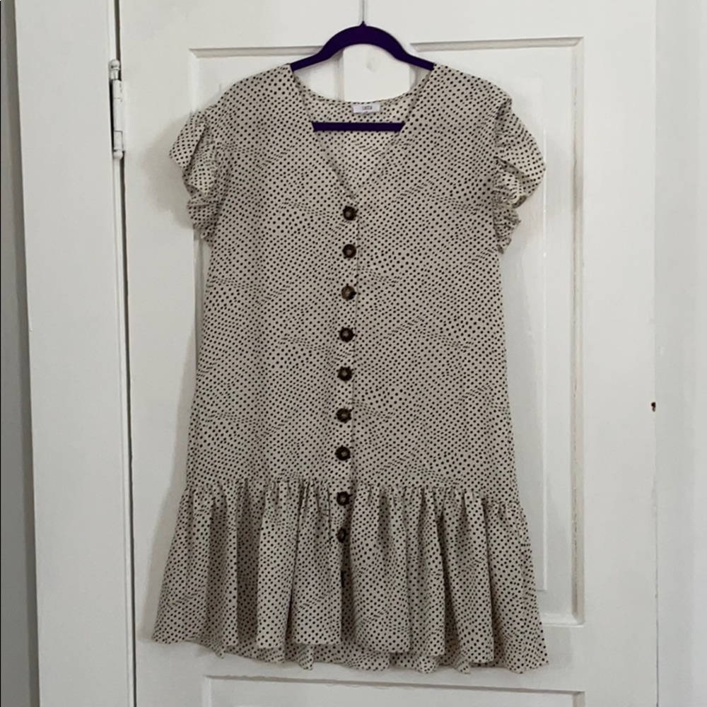 Polka Dot Shift Dress